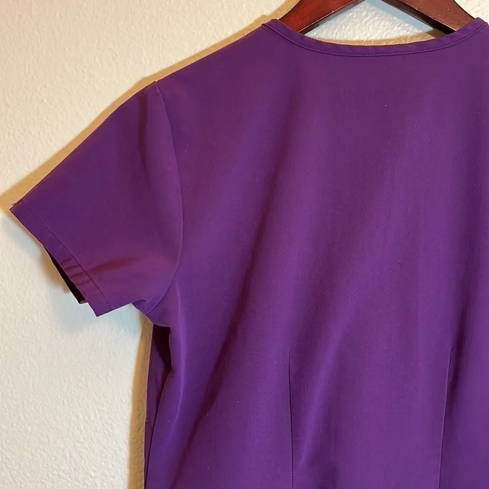 GREY’S Anatomy By Barco Purple Scrub Shirt - Picture 12 of 14